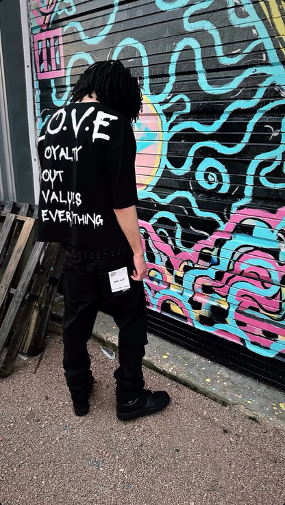 VOIDSTXR “L.O.V.E” SHIRT (BLACK)
