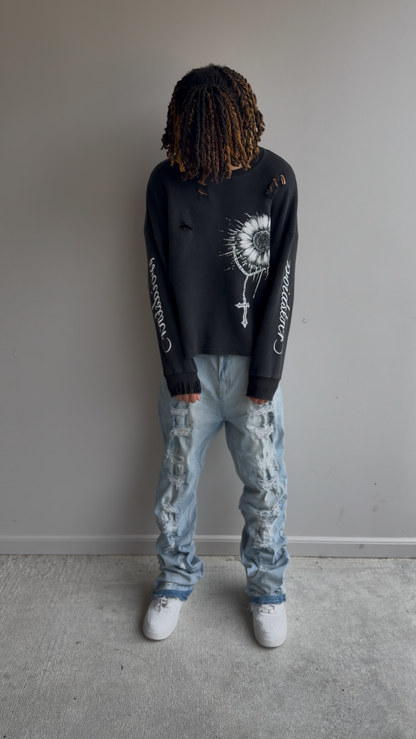 (Pre-Order/Restock) VOIDSTXR “Sacred Blossom” Distressed Thermal