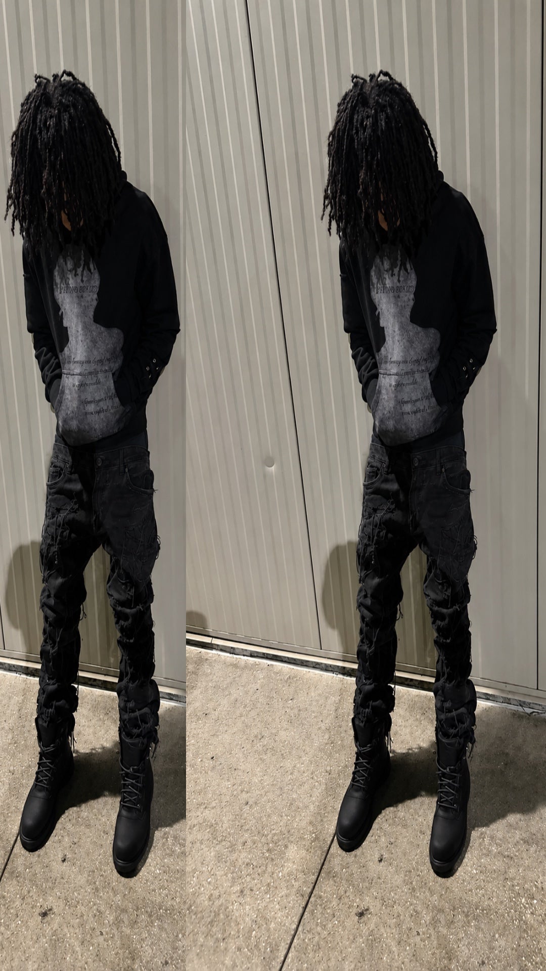 (Pre-Order/Restock) VOIDSTXR “Are u Tired Of Fighting¿” Distressed Hoodie